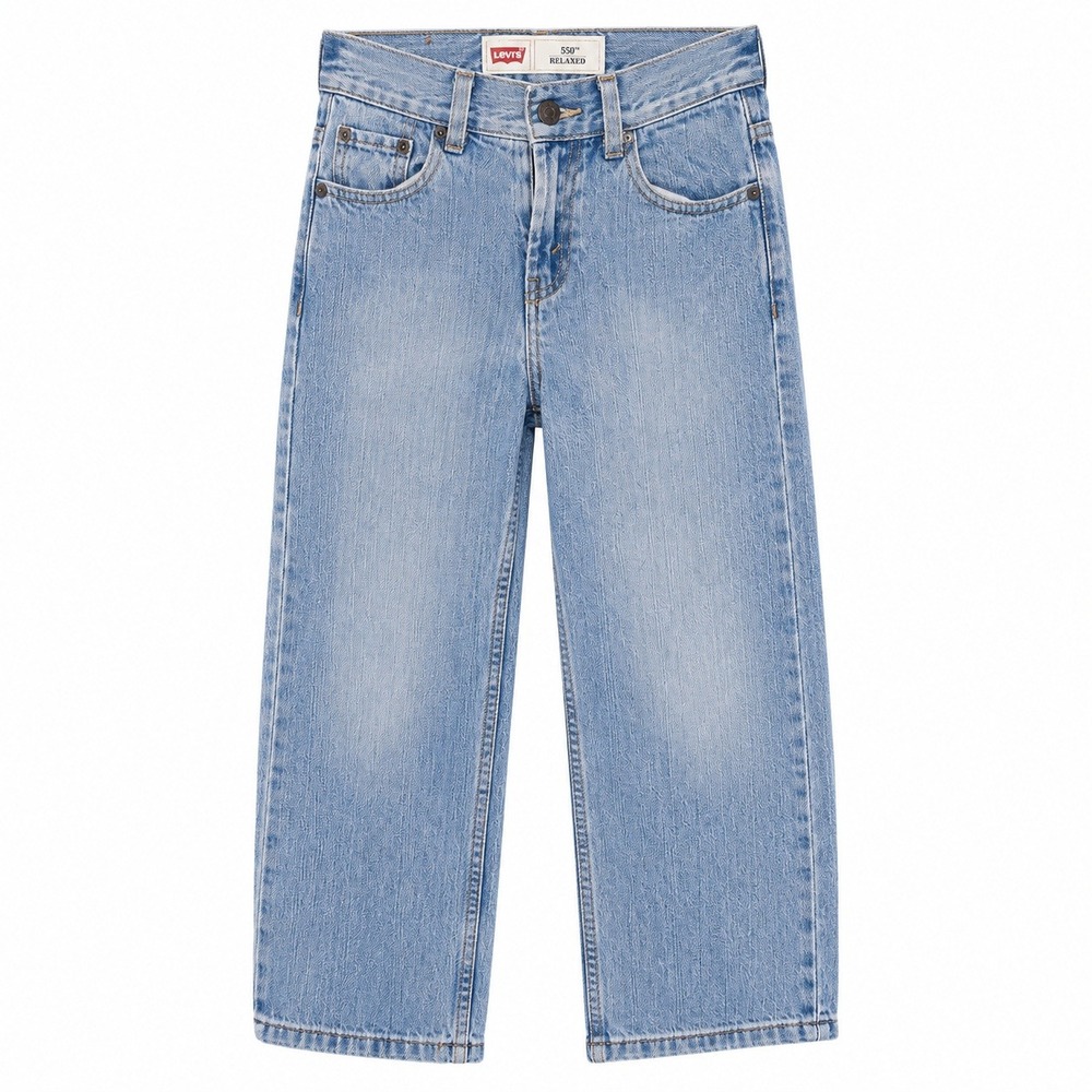 Levis‎ 550 Relaxed Fit Boys Jeans Light Wash Denim Size 8 Reg W24 L22